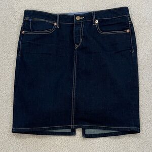 GAP Dark Wash Denim Skirt
